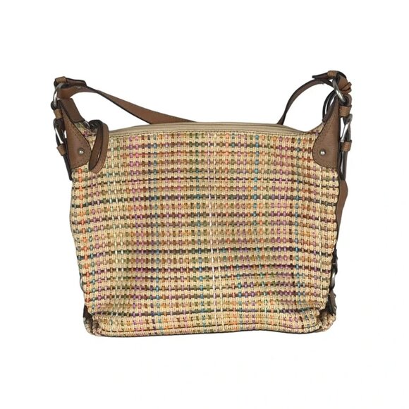 Fossil Womens‎ Multicolor Genuine Classic 1954 Leather Straps Hobo Bag Size M - Picture 3 of 9